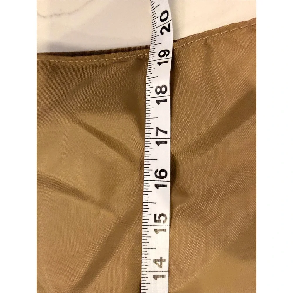 Hartmann Travel Garment Bag Tan Nylon Suit Cover Hanging Garment Sleeve Luggage